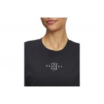 Under Armour Project Rock Campus Γυναικείο Κοντομάνικο T-Shirt Μαύρο