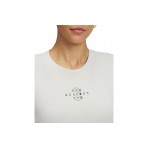 Under Armour Project Rock Campus Γυναικείο Κοντομάνικο T-Shirt Λευκό