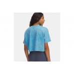 Under Armour Rival Wash Γυναικείο Κοντομάνικο Cropped T-Shirt Γαλάζιο