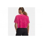 Under Armour Rival Wash Γυναικείο Κοντομάνικο Cropped T-Shirt Φούξια