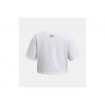 Under Armour Rival Γυναικεία Κοντομάνικη Μπλούζα Λευκή