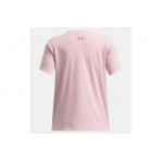 Under Armour Bubble Wordmark Κοντομάνικο T-Shirt Ροζ, Φούξια