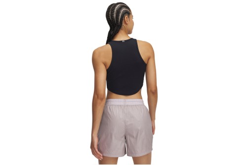 Under Armour Rival Rib Crop Top Αμάνικο Γυναικείο (1389798 001)