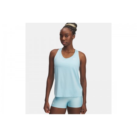 Under Armour Tech Knockout Tank Γυναικεία Αμάνικη Μπλούζα Σιέλ