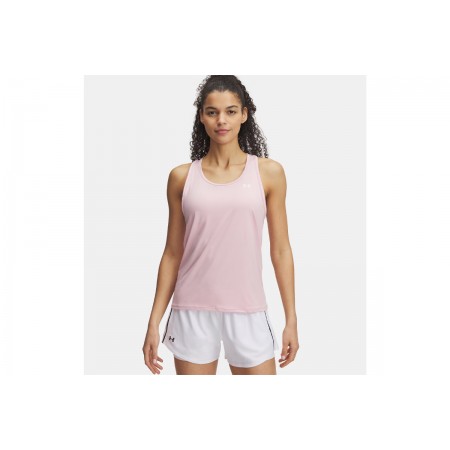 Under Armour Tech Knockout Tank Γυναικεία Αμάνικη Μπλούζα Ροζ