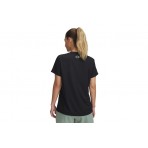 Under Armour Tech Rib Γυναικείο Κοντομάνικο T-Shirt Μαύρο