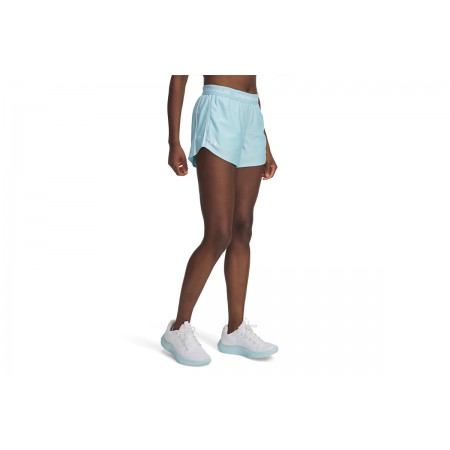 Under Armour Tech Play Up Γυναικείο Αθλητικό Σορτς Γαλάζιο