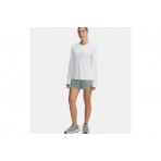 Under Armour Tech Play Up Shine Γυναικείο Σορτς Μέντα