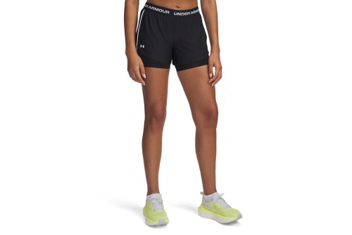 Under Armour Tech Play Up Σορτς Με Εσωτερικό Κολάν Γυναικείο (1389895 001)