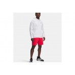 Under Armour Project Rock Icon Fleece Αθλητική Βερμούδα Καρπουζί