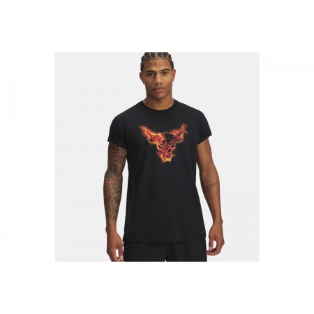 Under Armour Project Rock Ανδρικό Κοντομάνικο T-Shirt Μαύρο