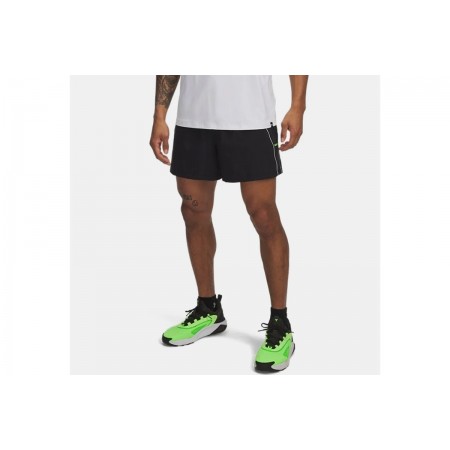 Under Armour Project Rock Ανδρικό Αθλητικό Σορτς Μαύρο
