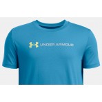 Under Armour B Logo Wordmark Παιδικό Κοντομάνικο T-Shirt Γαλάζιο