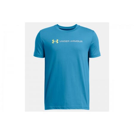 Under Armour B Logo Wordmark Παιδικό Κοντομάνικο T-Shirt Γαλάζιο