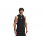 Under Armour Project Rock Snake Ανδρικό Αμάνικο T-Shirt με Κουκούλα