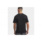 Under Armour UA Tech Vent Jacquard Ανδρικό Κοντομάνικο T-Shirt Μαύρο
