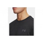 Under Armour UA Tech Vent Jacquard Ανδρικό Κοντομάνικο T-Shirt Μαύρο