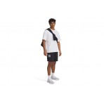 Under Armour Rival Terry Ανδρική Αθλητική Βερμούδα Μαύρη
