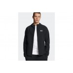 Under Armour Rival Woven Windbreaker Ανδρικό Αντιανεμικό Μπουφάν Μαύρο