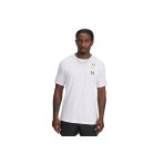 Under Armour EVOL Logo  Ανδρικό Κοντομάνικο T-Shirt Λευκό
