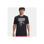 Under Armour Hoops Net Ανδρικό Κοντομάνικο T-Shirt Μαύρο