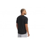 Under Armour Tech Print Fill Ανδρικό Κοντομάνικο T-Shirt Μαύρο