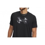 Under Armour Tech Print Fill Ανδρικό Κοντομάνικο T-Shirt Μαύρο