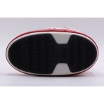 Moon Boot Icon Retrobiker Μπότες Χιονιού Κόκκινες, Λευκές