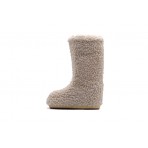 Moon Boot Icon Low Faux Fur Curly Γυναικείες Μπότες Χιονιού Εκρού