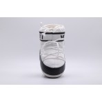 Moon Boot Icon Low Nylon Γυναικείες Μπότες Χιονιού Λευκό & Μαύρο