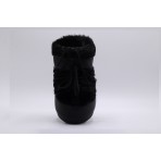 Moon Boot Icon Low Faux Fur Γυναικείες Μπότες Χιονιού Μαύρες