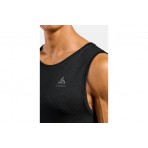 Odlo Fitted Μπλούζα Αμάνικη Ανδρική (141172 15000)