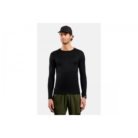 Odlo Active Light Base Layer Ανδρική Ισοθερμική Μακρυμάνικη Μπλούζα Μαύρη