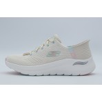 Skechers Arch Fit 2.0 Easy Chic Sneakers Εκρού, Λευκά