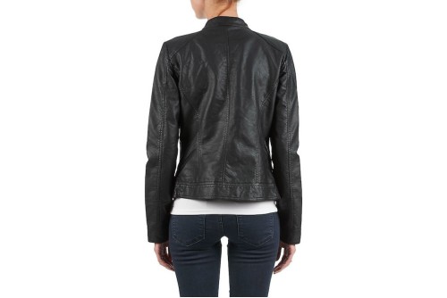 Only Onlbandit Faux Leather Biker Otw Noos Μπουφάν Γυναικείο (15081400 BLACK)