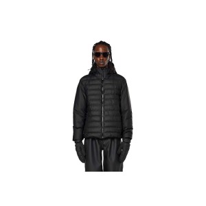Rains Trekker Hooded Jacket Μπουφάν Puffer (15110 BLACK)