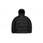 Rains Alta Unisex Puffer Μπουφάν με Κουκούλα Μαύρο