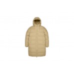 Rains Alta Long Puffer Μπουφάν με Κουκούλα Μπεζ