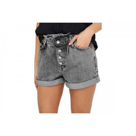 Only Onlcuba Paperbag Dnm Shorts Noos Σορτς Τζην Γυναικείο 