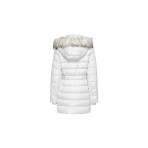 Only Onlcamilla Quilted Furhood Coat Cc Otw Μπουφάν Puffer (15204606 BRIGHT WHITE)