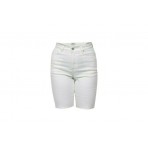 Only Onlemily Hw Long Color Shorts Pnt Βερμούδα Τζην Γυναικεία (15211263 WHITE)