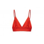 Only Onlbobby Life Rib Bikini Top  Μαγιό Bikini Top Γυναικείο (15223709 CHERRY TOMATO)