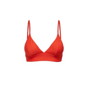 Only Onlbobby Life Rib Bikini Top  Μαγιό Bikini Top Γυναικείο (15223709 CHERRY TOMATO)