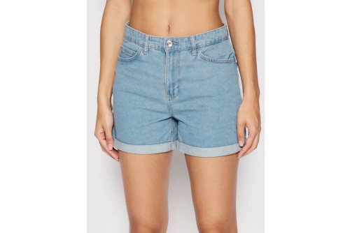 Only Onlvega Hw High Waist Σορτς Τζιν Γυναικείο (15230571 LIGHT BLUE DENIM)