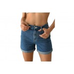 Only Onlvega Hw High Waist Σορτς Τζιν Γυναικείο (15230571 MEDIUM BLUE DENIM)