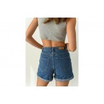 Only Onlvega Hw High Waist Σορτς Τζιν Γυναικείο (15230571 MEDIUM BLUE DENIM)