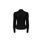 Only Onlkatia Ls Highneck Pullover Knt Noos Μπλούζα Πλεκτή (15232494 BLACK)