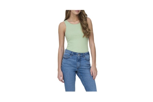 Only Onlkenya Rib Tank Top Jrs Μπλούζα Αμάνικη (15234659 FROSTY GREEN)