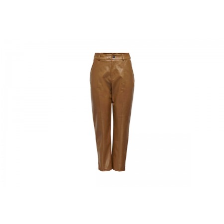 Only Onljacky Faux Leather Ancle Pant Otw Παντελόνι Casual 