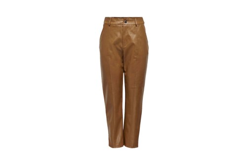 Only Onljacky Faux Leather Ancle Pant Otw Παντελόνι Casual (15235370 TOFFE)